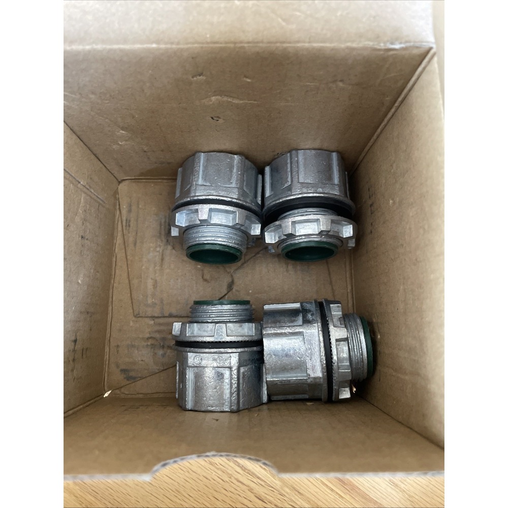 Bridgeport 153-DC 1" Conduit Hub Threaded Type 4 Rigid Metal (4-Pack)